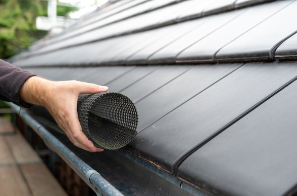 Gutter Mesh Installation in Leland